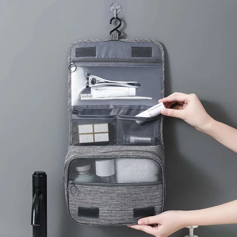 Travel Organizer Men - Oxford-Stoff Herren Business Tragbare Aufbewahrungstasche Toilettenartikel-Organizer