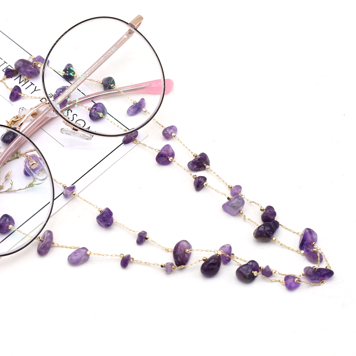 Natürliche Amethyst Stein Perl – Men Accessories All Bewertung und Preis