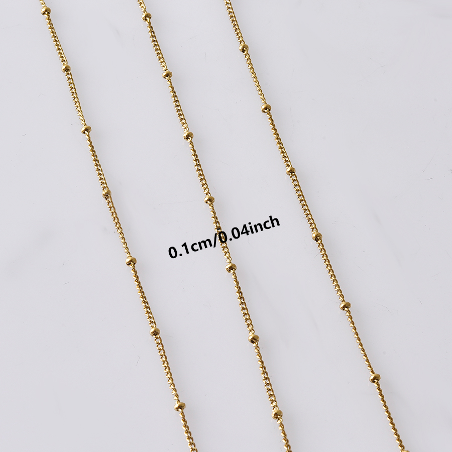 Seitenverschluss-Perlenkette,  – Men Accessories Neck Chain Bewertung und Preis
