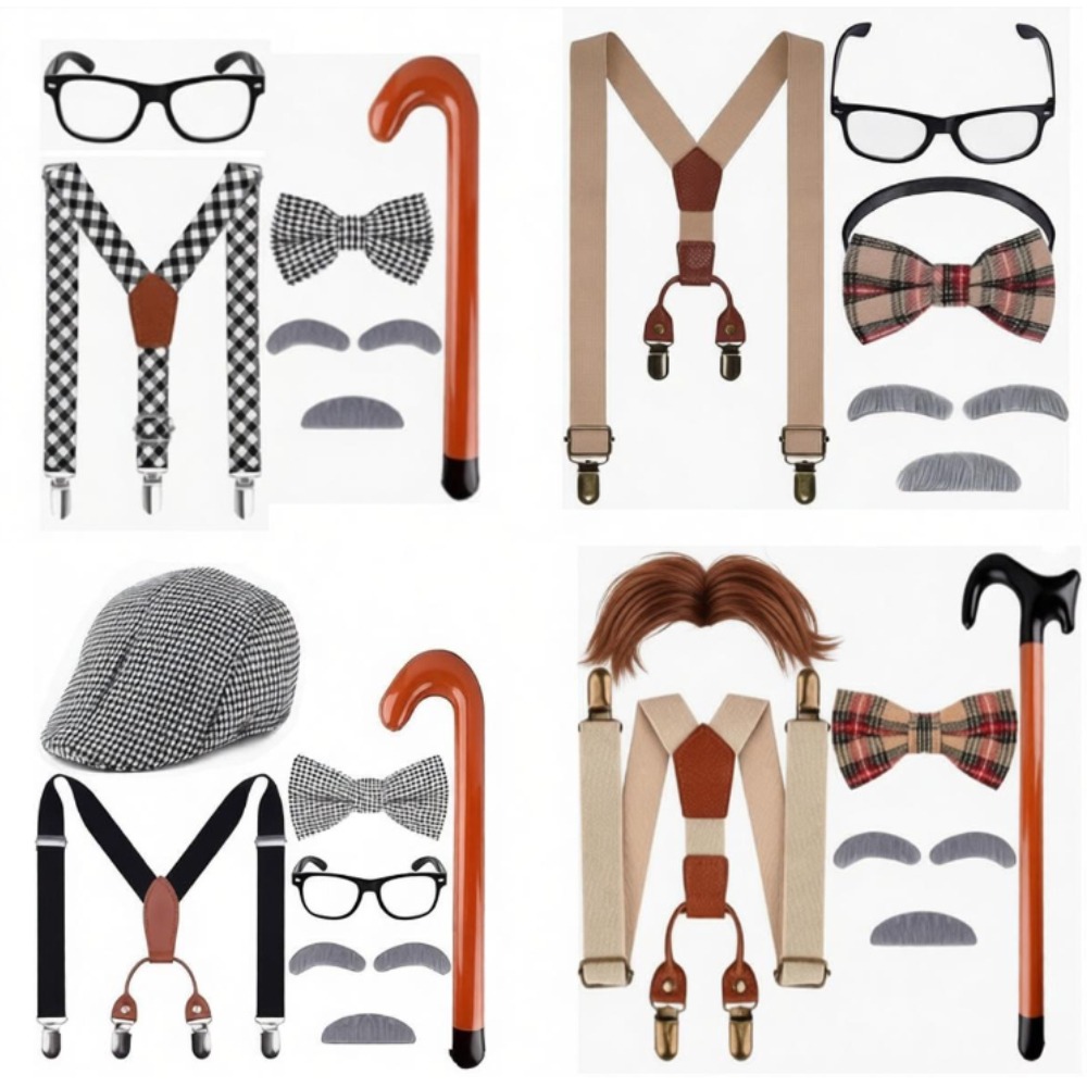100-Tage-Schulfeiertag Kostüm  – Men'S Accessories In The 1920S Bewertung und Preis