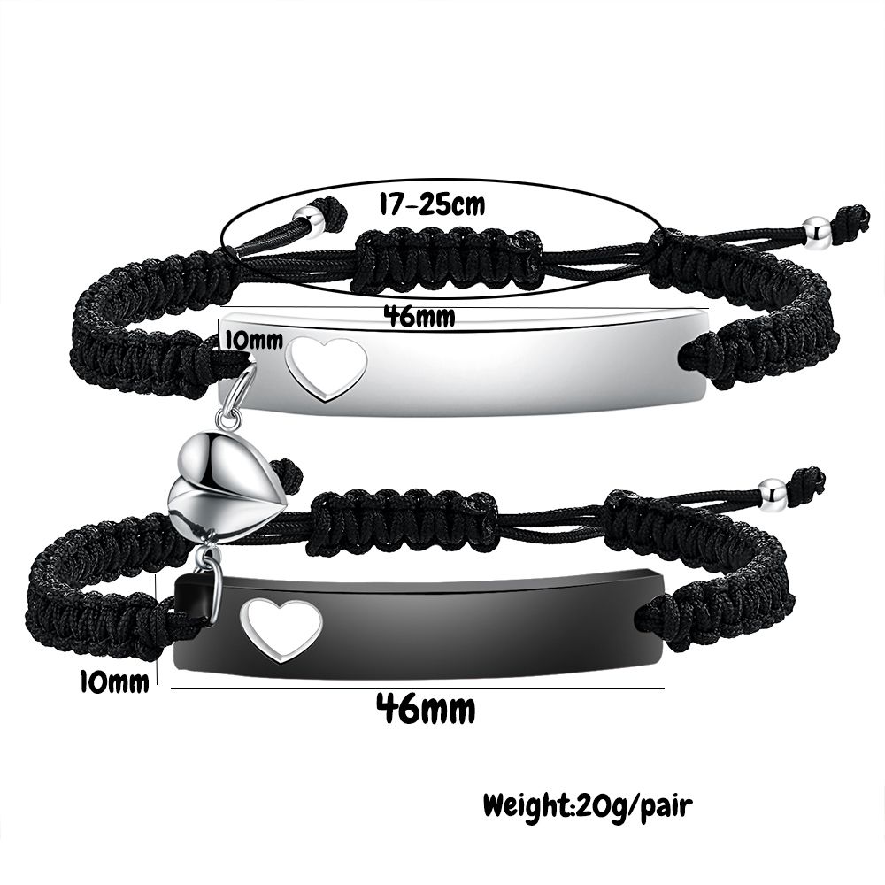 Maßgefertigtes Edelstahl-Paar- – Men Accessories All Bewertung und Preis